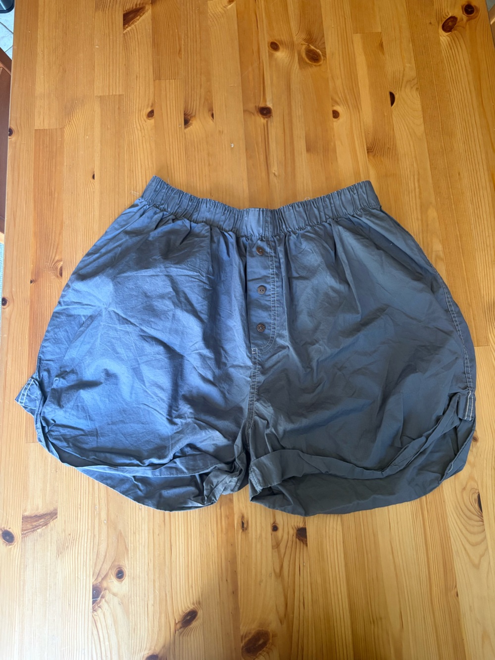 Free People Women’s Sleep Shorts Slate Grey